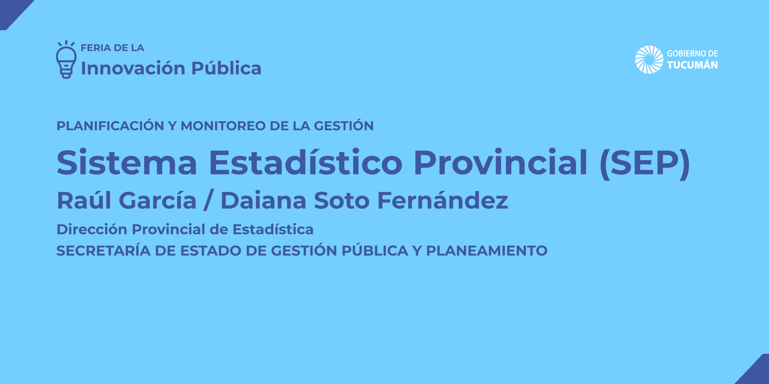 Sistema Estadístico Provincial